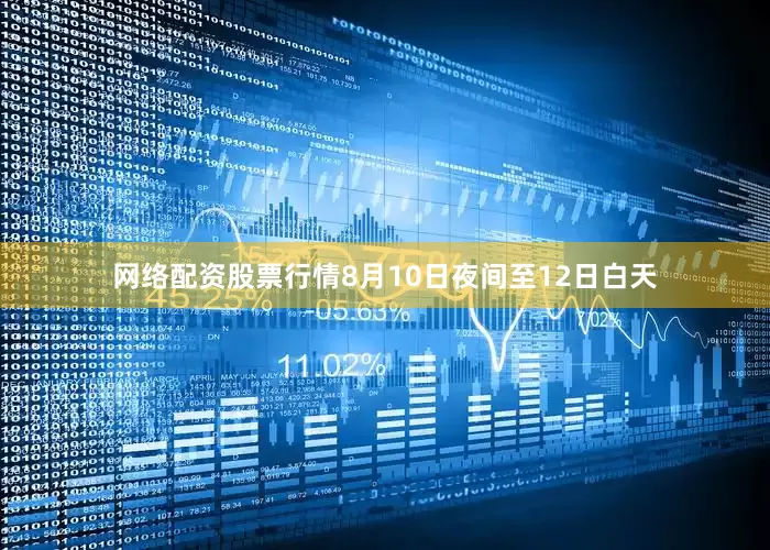 网络配资股票行情8月10日夜间至12日白天